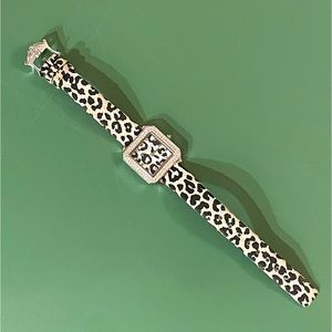 Betsey Johnson Jungle Girl Leopard Print Watch